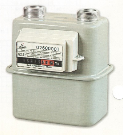 کنتور گاز جی دو نیم